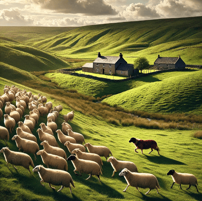 Troupeau de moutons